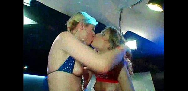  Hot sex orgy under foam in VIP club